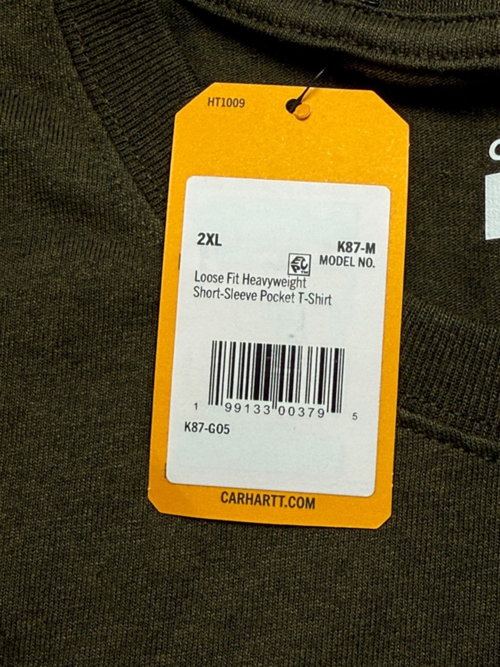 Carhartt Loose Fit Heavyweight Short Sleeve Tee Size 2XL NWT - Picture 5 of 5
